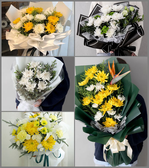 广东潮州市潮安区彩塘镇彩塘社区白事花束代送
